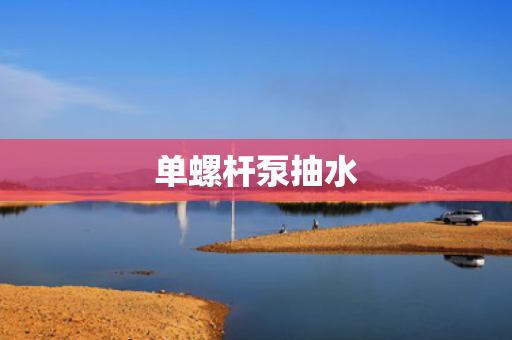 单螺杆泵抽水