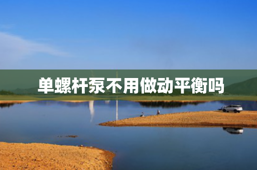  单螺杆泵不用做动平衡吗
