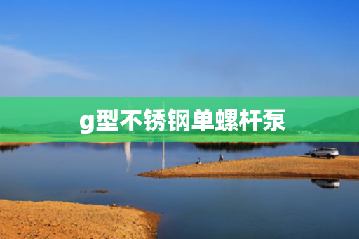  g型不锈钢单螺杆泵