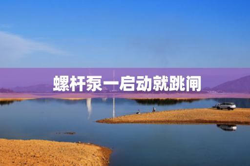  螺杆泵一启动就跳闸
