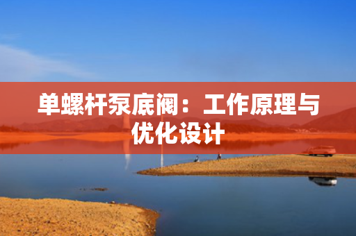 单螺杆泵底阀：工作原理与优化设计