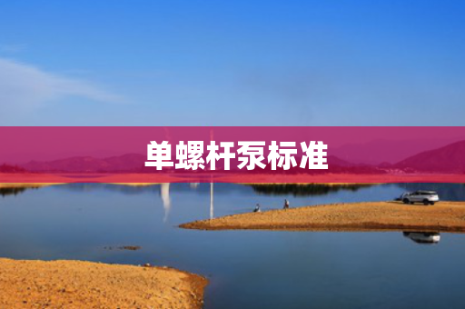  单螺杆泵标准