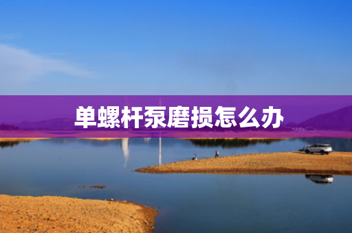  单螺杆泵磨损怎么办