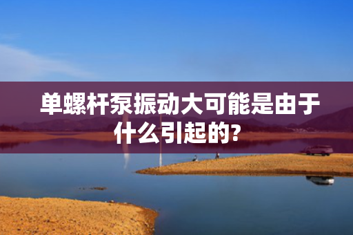  单螺杆泵振动大可能是由于什么引起的?