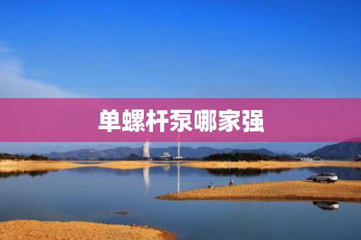 单螺杆泵哪家强