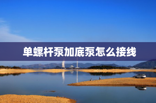  单螺杆泵加底泵怎么接线
