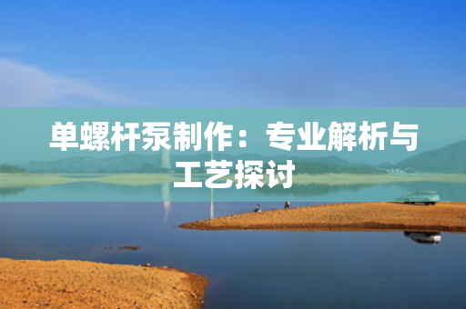 单螺杆泵制作：专业解析与工艺探讨
