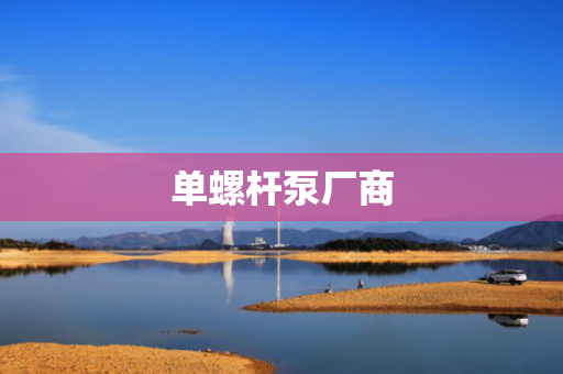 单螺杆泵厂商