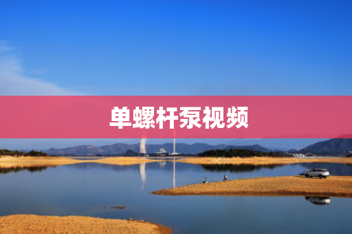  单螺杆泵视频