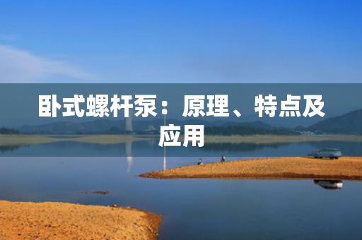 卧式螺杆泵：原理、特点及应用