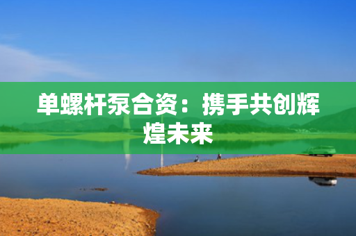 单螺杆泵合资：携手共创辉煌未来