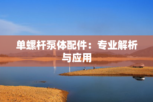 单螺杆泵体配件：专业解析与应用