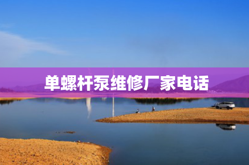  单螺杆泵维修厂家电话