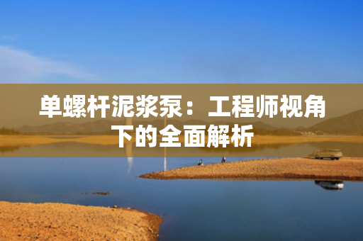 单螺杆泥浆泵：工程师视角下的全面解析