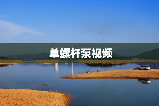  单螺杆泵视频