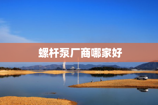  螺杆泵厂商哪家好