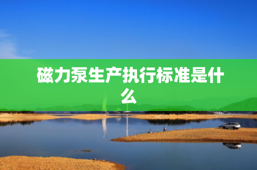  磁力泵生产执行标准是什么
