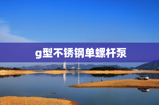  g型不锈钢单螺杆泵