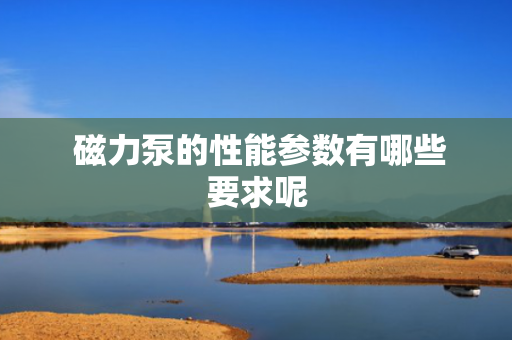  磁力泵的性能参数有哪些要求呢
