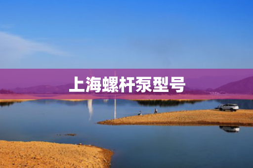上海螺杆泵型号