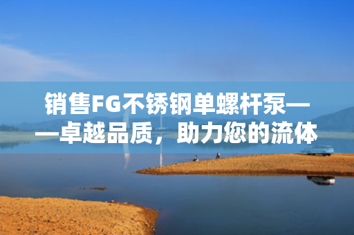 销售FG不锈钢单螺杆泵——卓越品质，助力您的流体传输需求