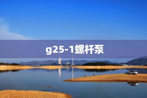  g25-1螺杆泵