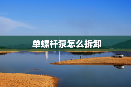  单螺杆泵怎么拆卸