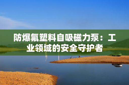 防爆氟塑料自吸磁力泵：工业领域的安全守护者