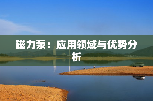磁力泵：应用领域与优势分析
