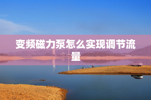 变频磁力泵怎么实现调节流量