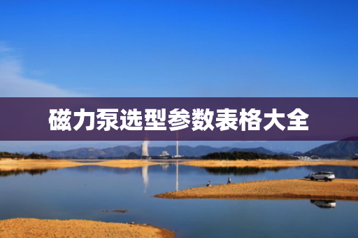 磁力泵选型参数表格大全