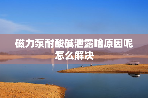 磁力泵耐酸碱泄露啥原因呢怎么解决