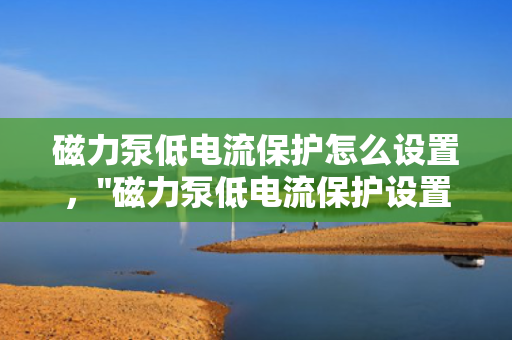磁力泵低电流保护怎么设置，