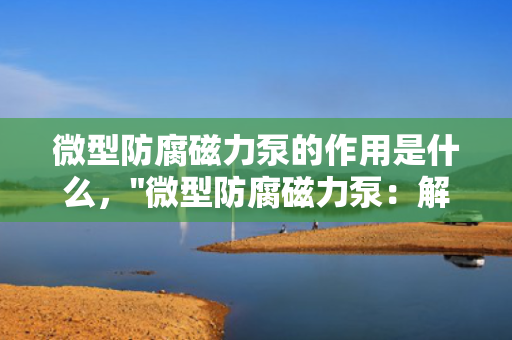 微型防腐磁力泵的作用是什么，