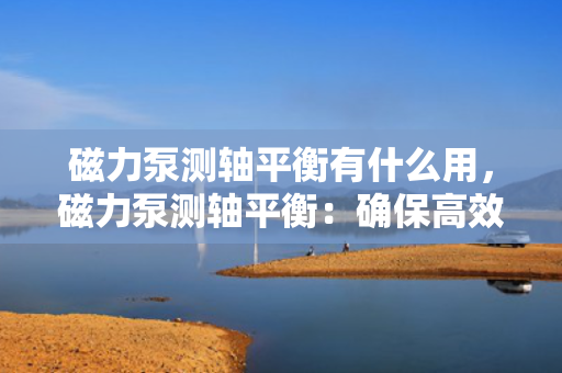 磁力泵测轴平衡有什么用，磁力泵测轴平衡：确保高效稳定运行的关键步骤