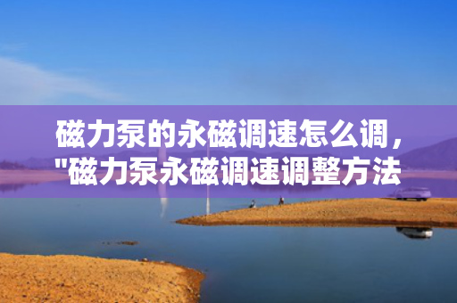 磁力泵的永磁调速怎么调，