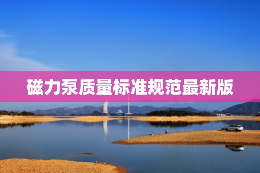 磁力泵质量标准规范最新版