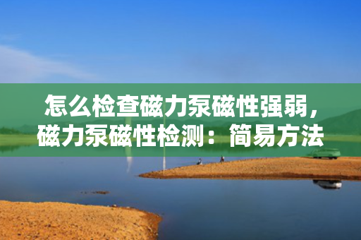 怎么检查磁力泵磁性强弱，磁力泵磁性检测：简易方法快速了解磁力强弱