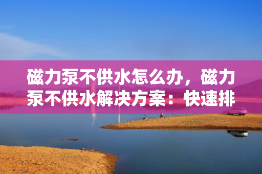 磁力泵不供水怎么办，磁力泵不供水解决方案：快速排查与修复指南