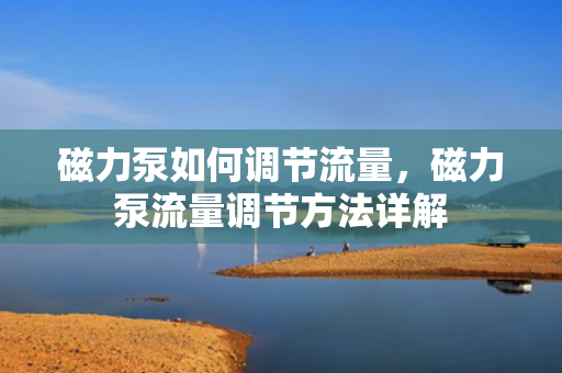 磁力泵如何调节流量，磁力泵流量调节方法详解
