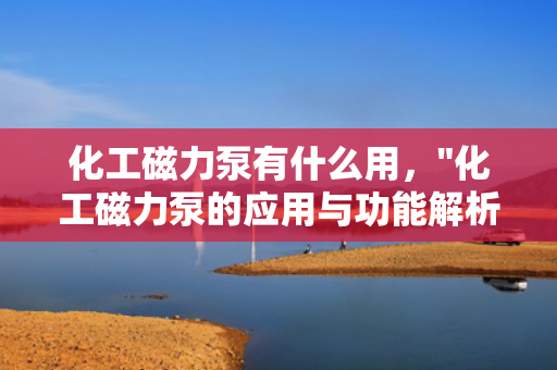 化工磁力泵有什么用，
