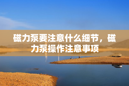磁力泵要注意什么细节，磁力泵操作注意事项