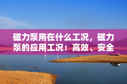 磁力泵用在什么工况，磁力泵的应用工况：高效、安全、适用于多种特殊流体传输场景