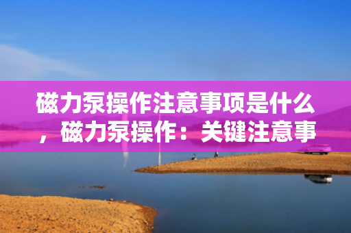 磁力泵操作注意事项是什么，磁力泵操作：关键注意事项一览