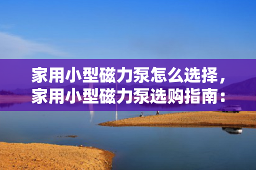 家用小型磁力泵怎么选择，家用小型磁力泵选购指南：如何为您的家挑选合适的磁力泵