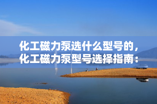 化工磁力泵选什么型号的，化工磁力泵型号选择指南：如何为您的化工应用挑选合适的磁力泵