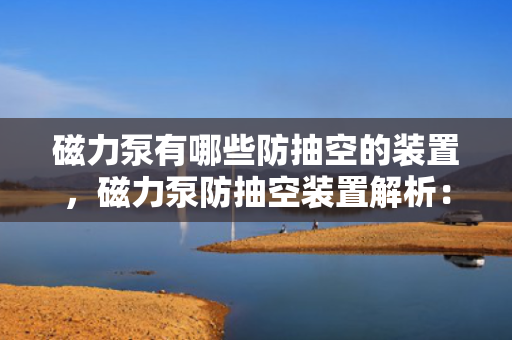 磁力泵有哪些防抽空的装置，磁力泵防抽空装置解析：保障稳定运行的关键技术