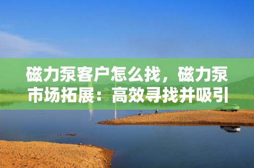 磁力泵客户怎么找，磁力泵市场拓展：高效寻找并吸引潜在客户的策略