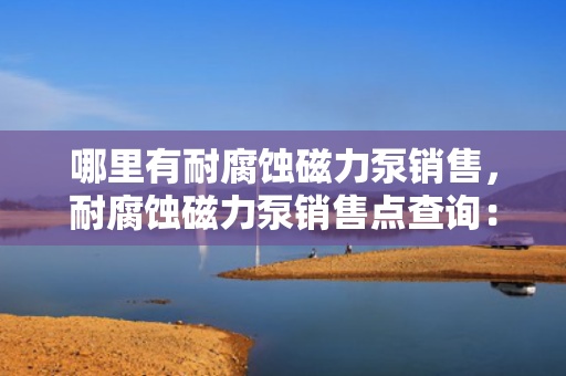 哪里有耐腐蚀磁力泵销售，耐腐蚀磁力泵销售点查询：专业供应商解决您的需求