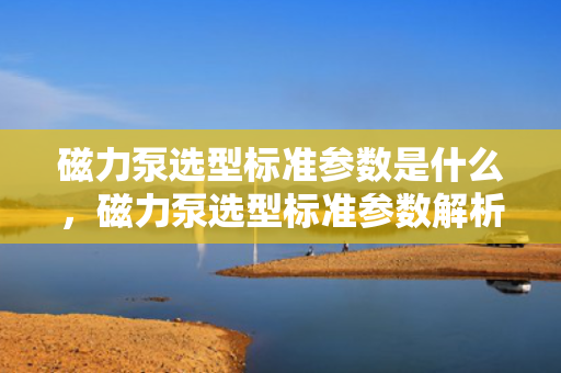 磁力泵选型标准参数是什么，磁力泵选型标准参数解析：确保高效稳定运行的关键指南